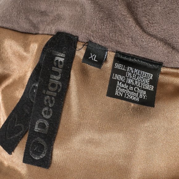 NWOT Desigual faux suede skirt - XL ( size 12) - Picture 6 of 7